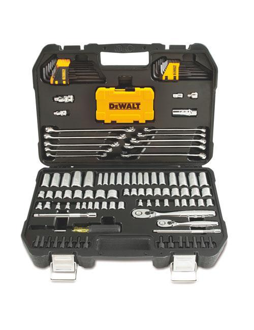 ZESTAW 142 SZT. NARZĘDZI Z NASADKAMI DEWALT [DWMT73802-1