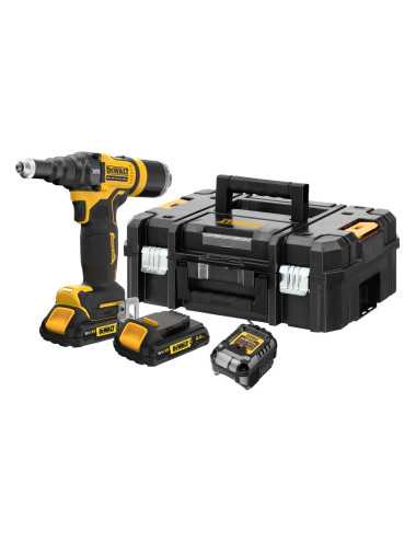 PROFESJONALNA AKUMULATOROWA NITOWNICA NITÓW ZRYWALNYCH DEWALT DCF403D2GT QW