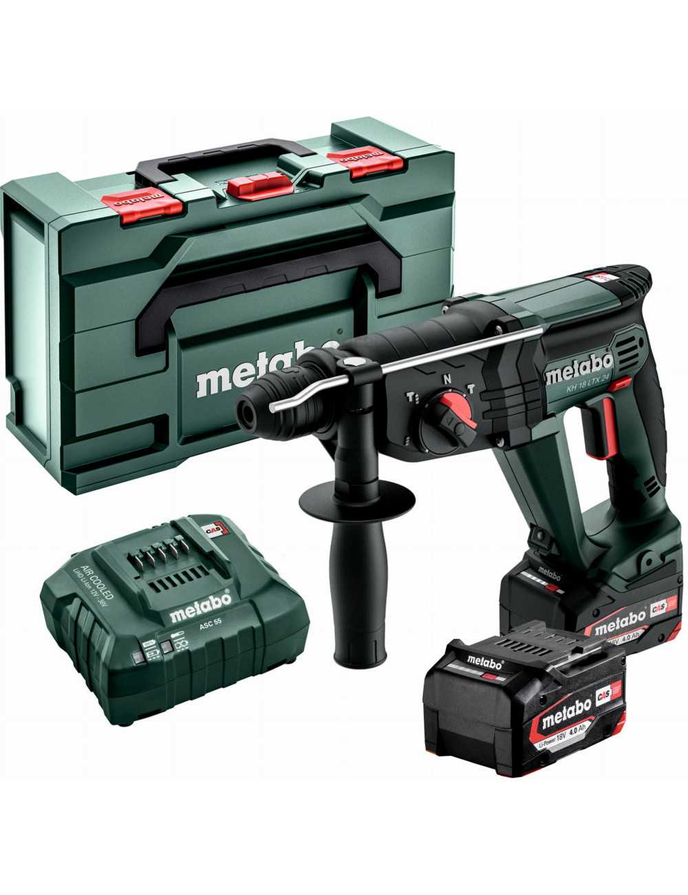 METABO MŁOT KH 18 LTX 24 2x4,0Ah METABOX
