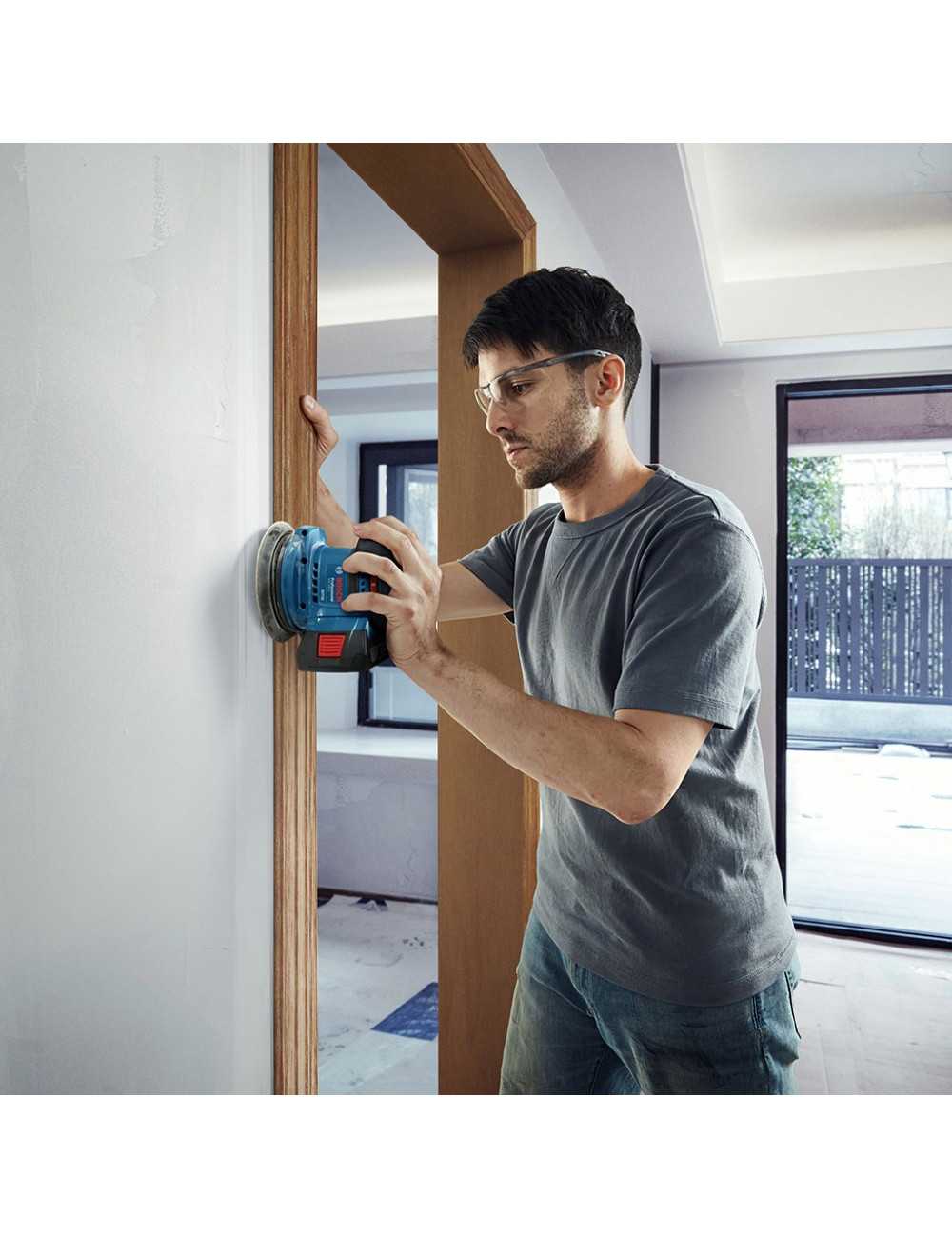 BOSCH GEX 185-Li Szlifierka mimośrodowa 1 x 4.0Ah + walizka 06013A5021