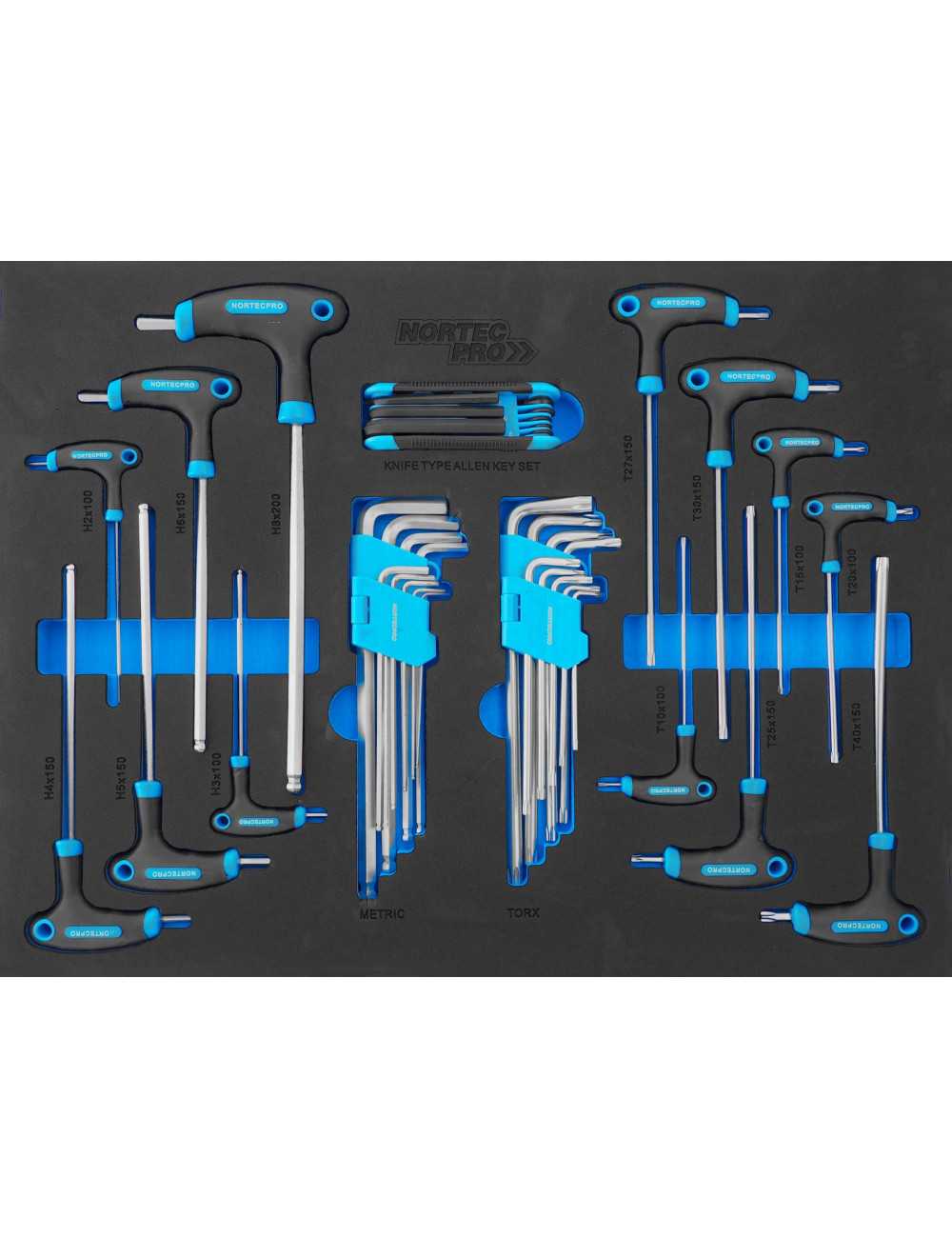 NORTEC WÓZEK NARZĘDZIOWY 7 SZUFLAD 279el.