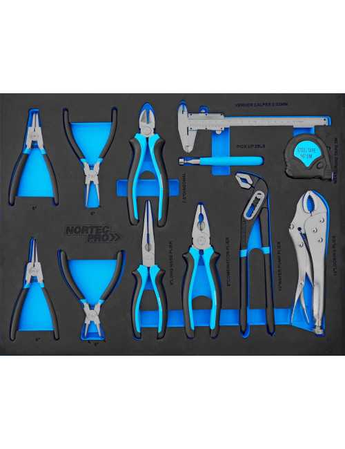 NORTEC WÓZEK NARZĘDZIOWY 7 SZUFLAD 279el.