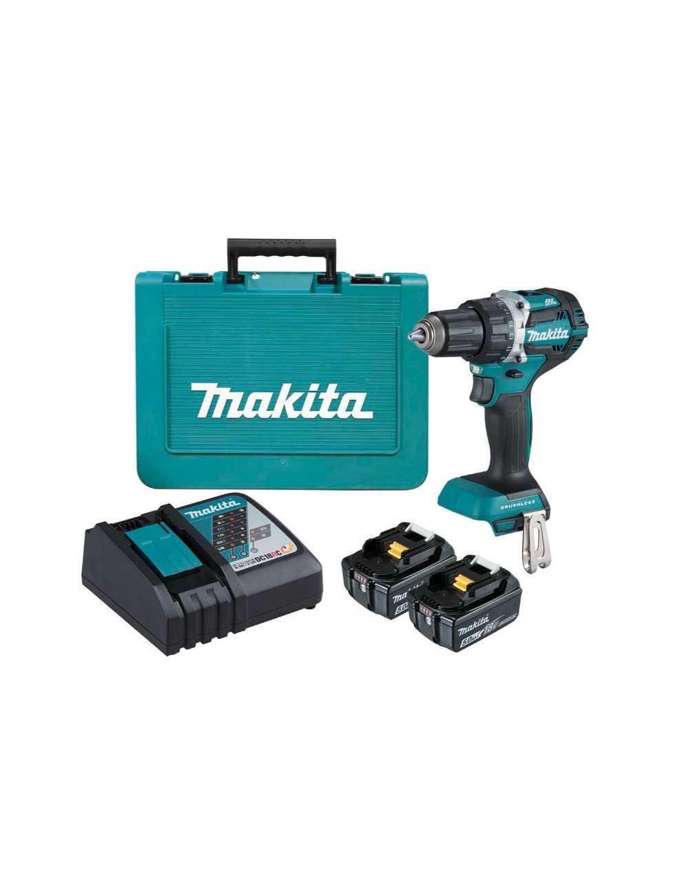 MAKITA WKRĘTARKA 18V DDF484RTE 54 30Nm 2x5,0Ah