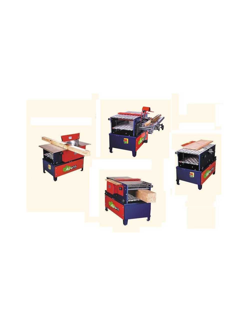 ACORN OBRABIARKA 4-FUNKCYJNA DO DREWNA W4 94-02 - 4,0KW 400V NA FREZY TRZPIENIOWE