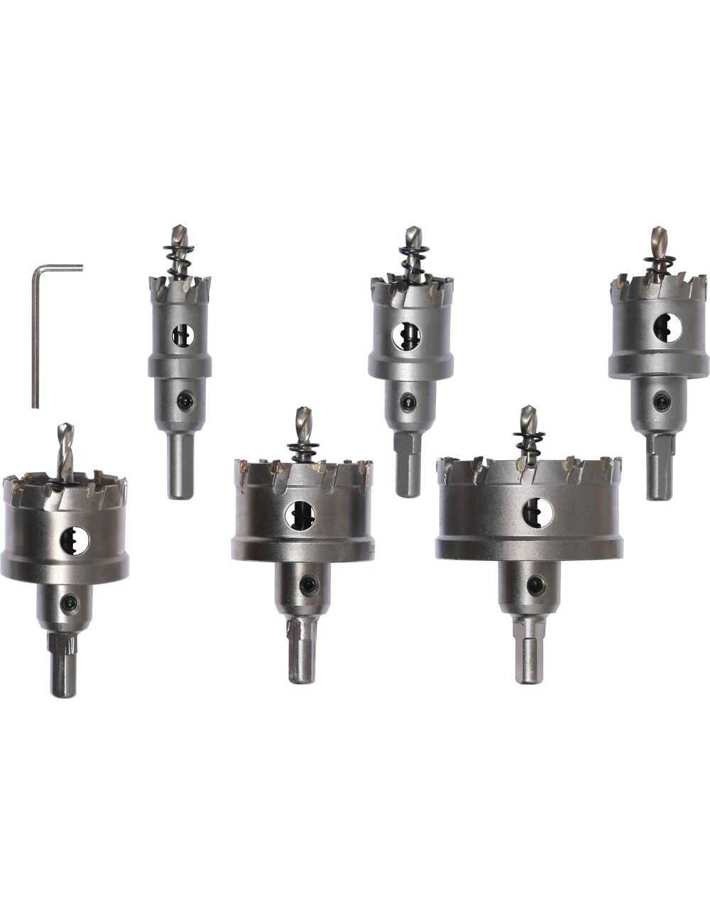 YATO ZESTAW OTWORNIC TCT DO METALU 6szt. YT-44077