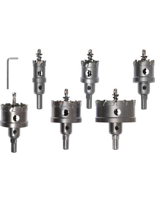 YATO ZESTAW OTWORNIC TCT DO METALU 6szt. YT-44077