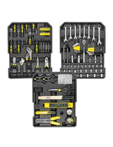 ZESTAW KLUCZY  186el. WALIZKA NA KÓŁKACH  WMC