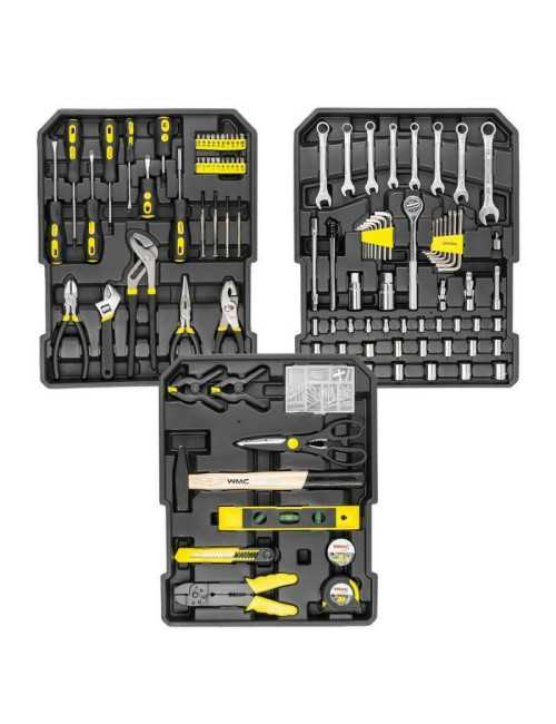 ZESTAW KLUCZY  186el. WALIZKA NA KÓŁKACH  WMC