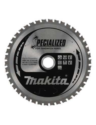 MAKITA PIŁA TARCZOWA  160x20mm 42-ZĘBÓW PŁYTY WARSTWOWE