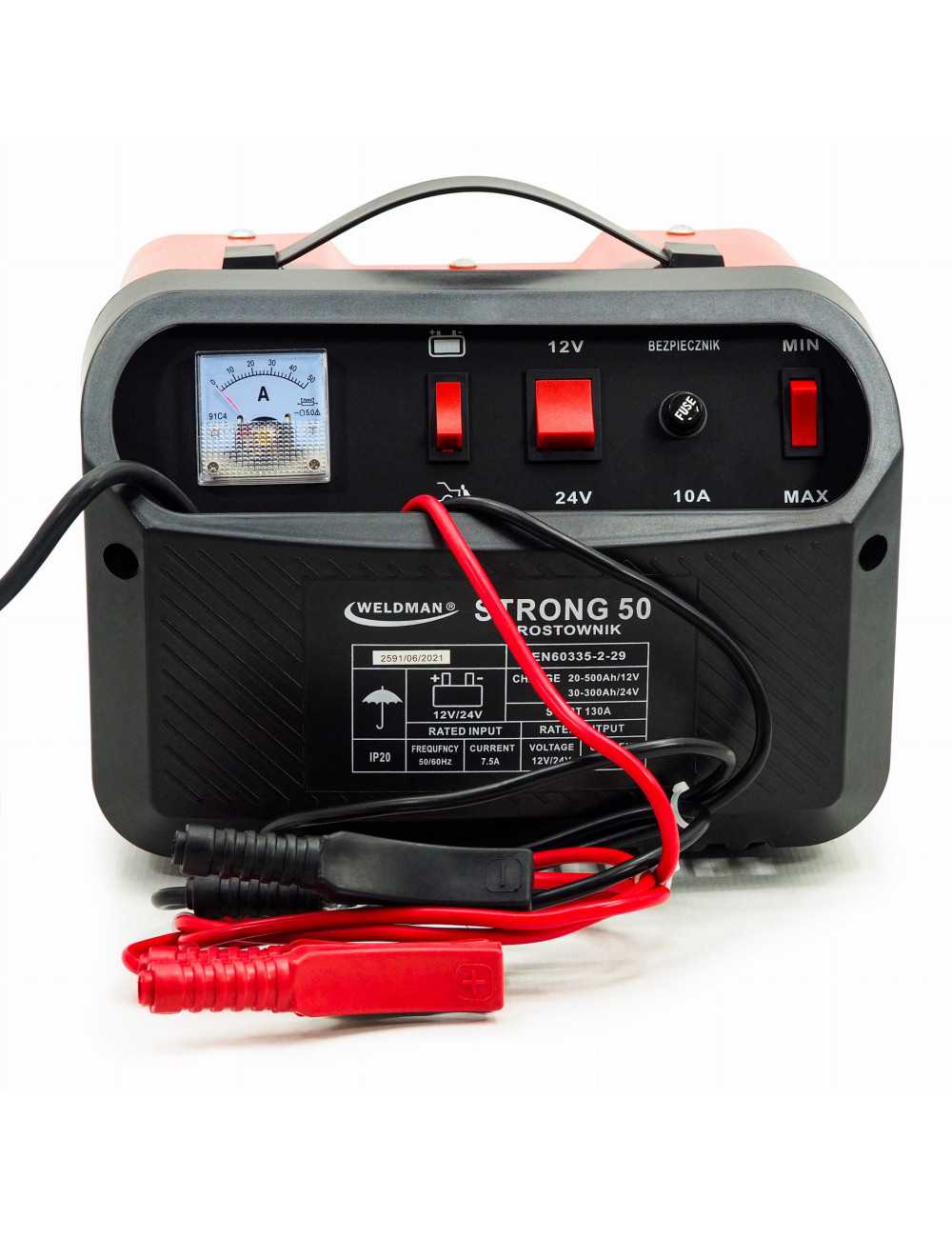 PROSTOWNIK WELDMAN STRONG 50 Z ROZRUCHEM 12V 24V