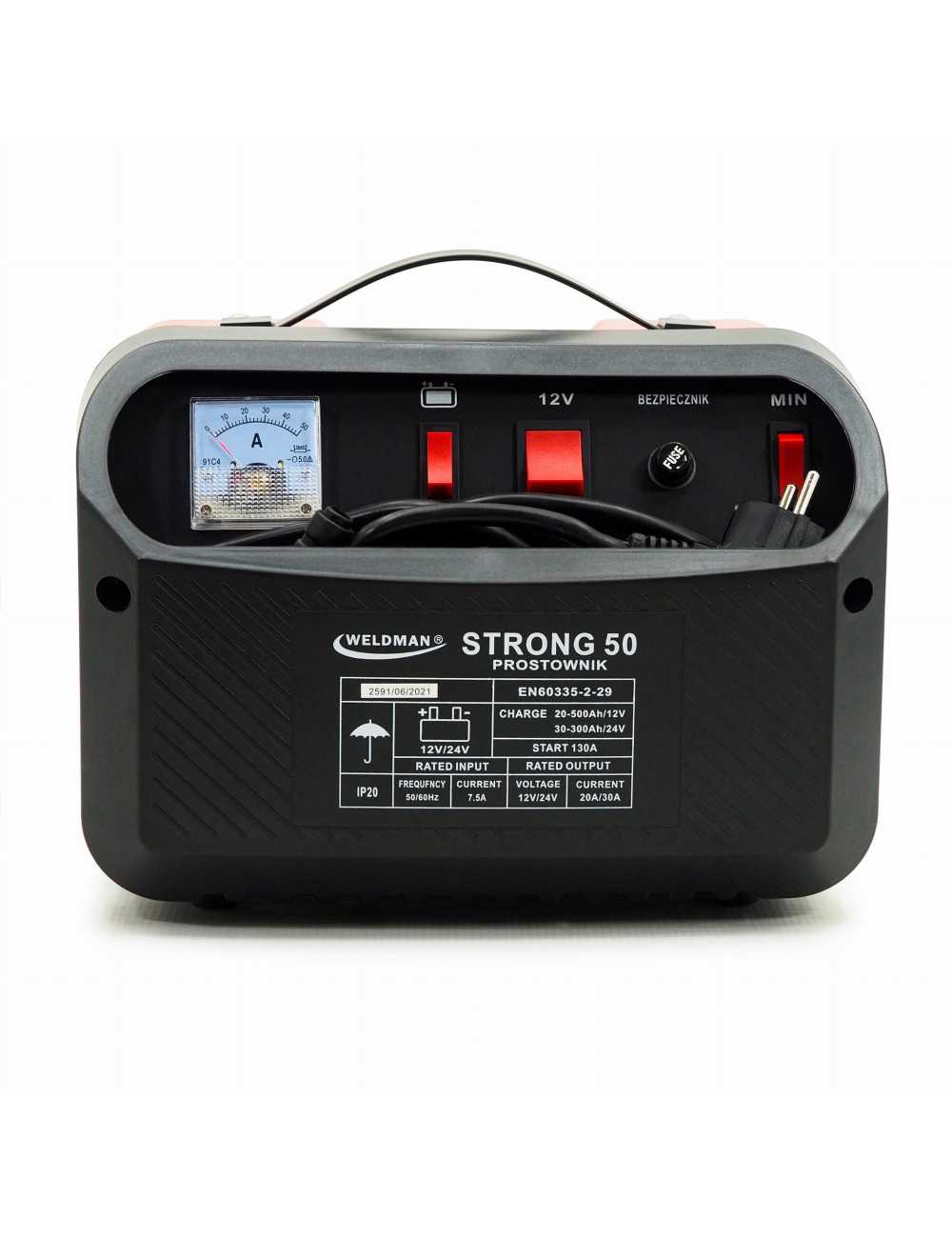 PROSTOWNIK WELDMAN STRONG 50 Z ROZRUCHEM 12V 24V