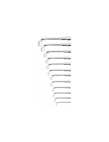 HOEGERT ZESTAW KLUCZY NASADOWYCH TYPU „L” 12szt.