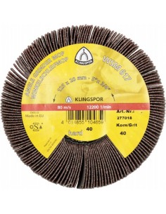 KLINGSPOR ŚCIERNICA LISTKOWA NASADZANA 125mm WSM617 gr. 60