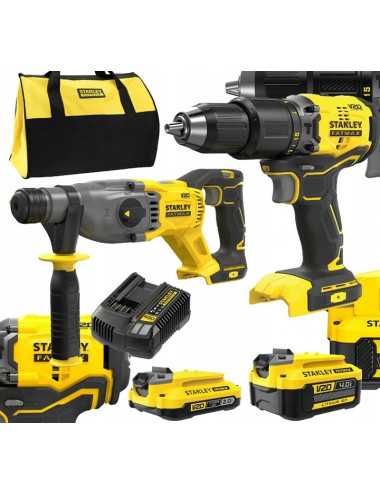 STANLEY ZESTAW V20 SFMCK216MDS (SFMCD715 + SFMCH900) 1x4,0Ah 1x2,0Ah