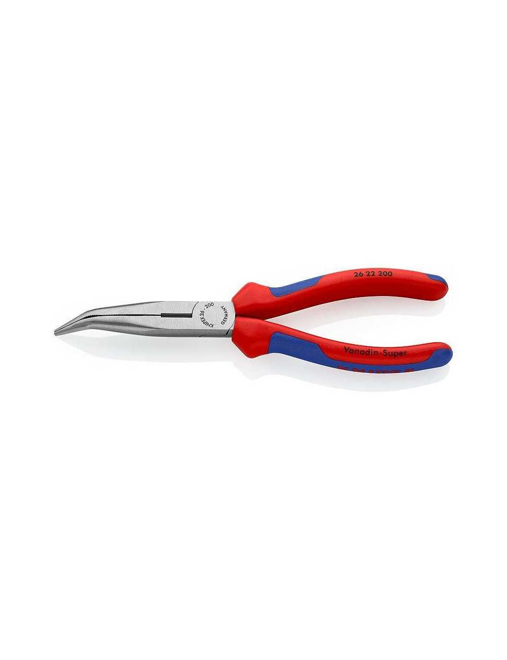 KNIPEX SZCZYPCE PÓŁOKRĄGŁE WYGIĘTE 200mm