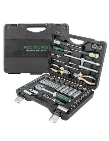 ROCKFORCE ZESTAW KLUCZY  69el. 1 2" 1 4" RF-4603-5