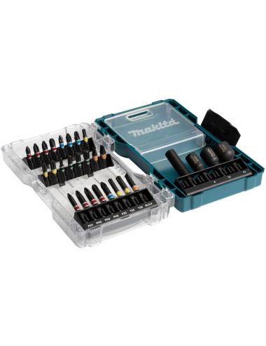 MAKITA ZESTAW BITÓW I KLUCZY NASADOWYCH 28szt.