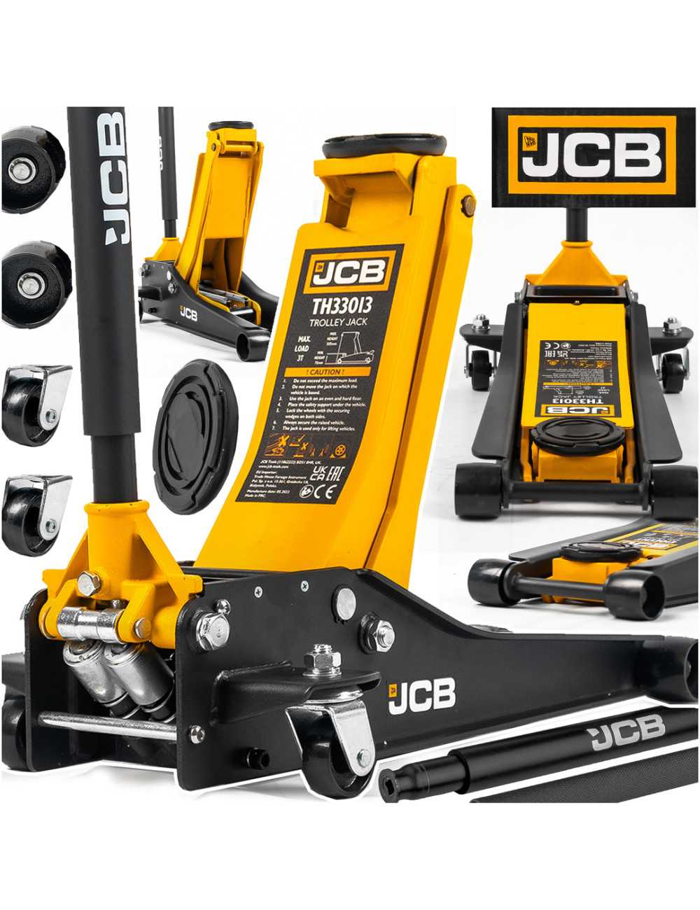 JCB DŹWIGNIK ŻABA PODNOŚNIK 3T  75-505mm