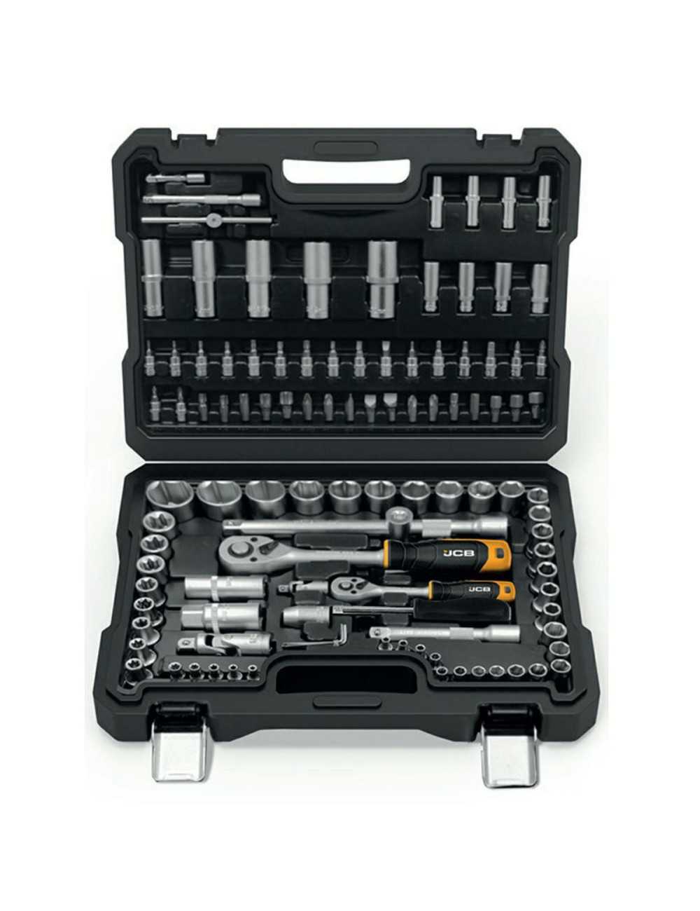 JCB ZESTAW KLUCZY 108el. 1 2" 1 4"