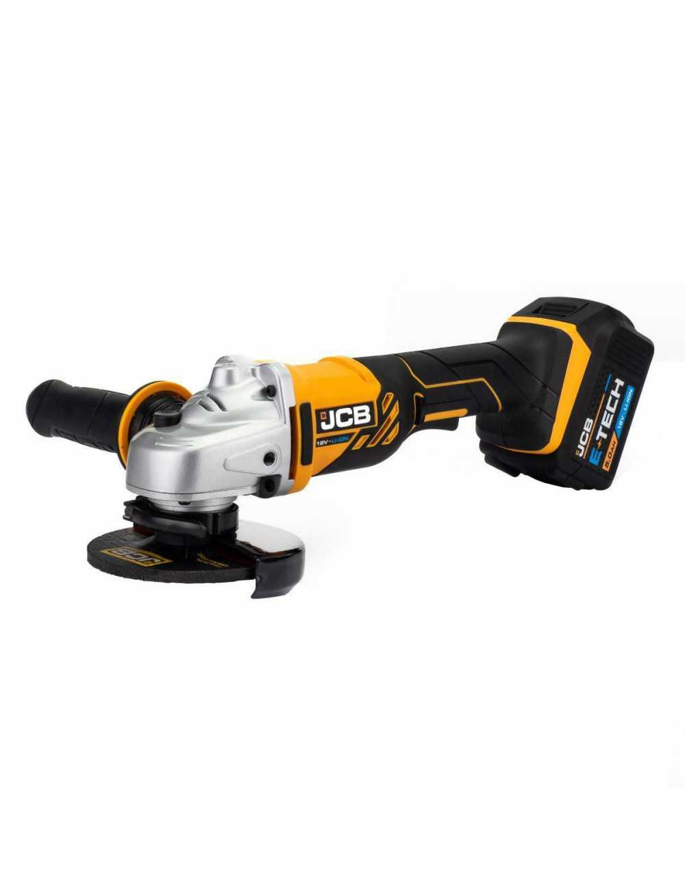 JCB SZLIFIERKA KĄTOWA AKUMULATOROWA 115mm 2x5,0Ah  TORBA