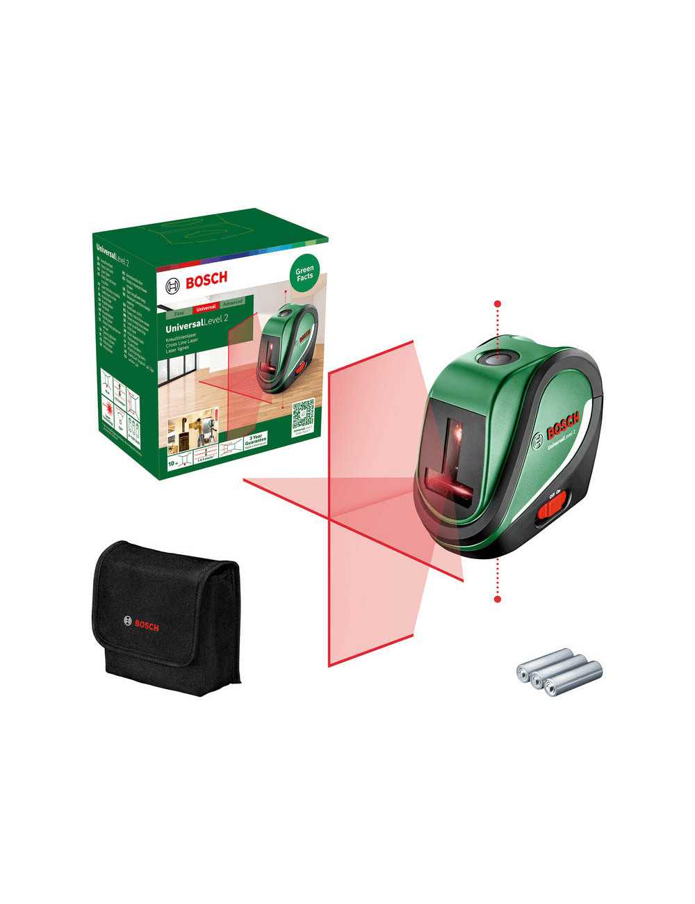 BOSCH LASER UNIVERSAL LEVEL 2 UNI KRZYŻOWY