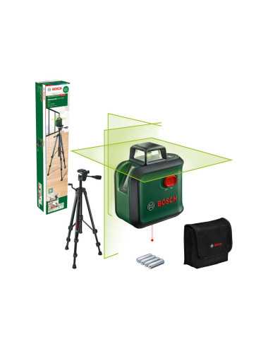 BOSCH LASER ADVANCED LEVEL 360 UNI ZIELONY + TT150