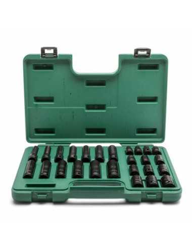 SATA ZESTAW NASADEK UDAROWYCH CIENKOŚCIENNYCH 1 2" 26cz.