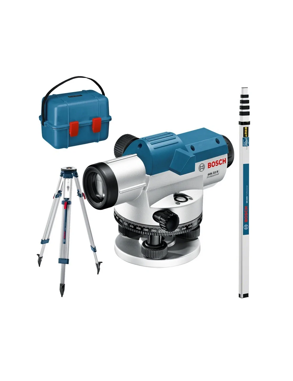 BOSCH NIWELATOR GOL32 G + BT160 + GR500