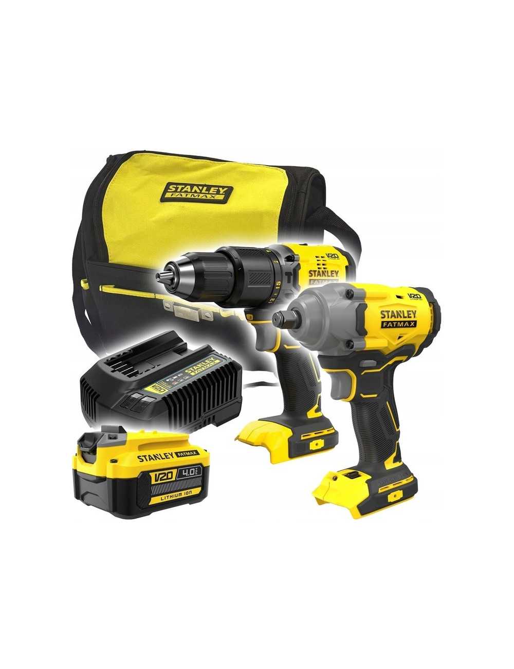 STANLEY ZESTAW V20 SFMCK217M1S (SFMCD715 + SFMCF920) 1x4,0Ah TORBA
