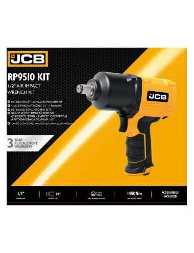 JCB PNEUMATYCZNY KLUCZ 1 2" 1450NM + NASADKI