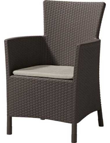 KETER FOTEL OGRODOWY LOWA BRĄZ