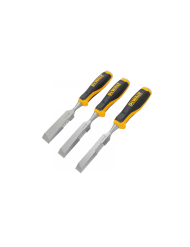 DEWALT DŁUTO Z BOCZNĄ KRAWĘDZIĄ TNĄCĄ  KOMPLET  3szt