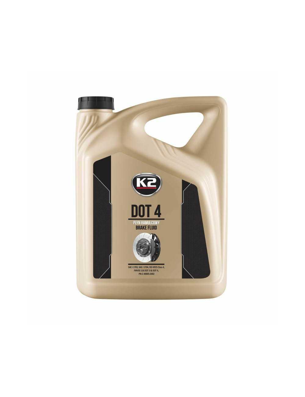 K2 PŁYN HAMULCOWY DOT 4 5,0 5L