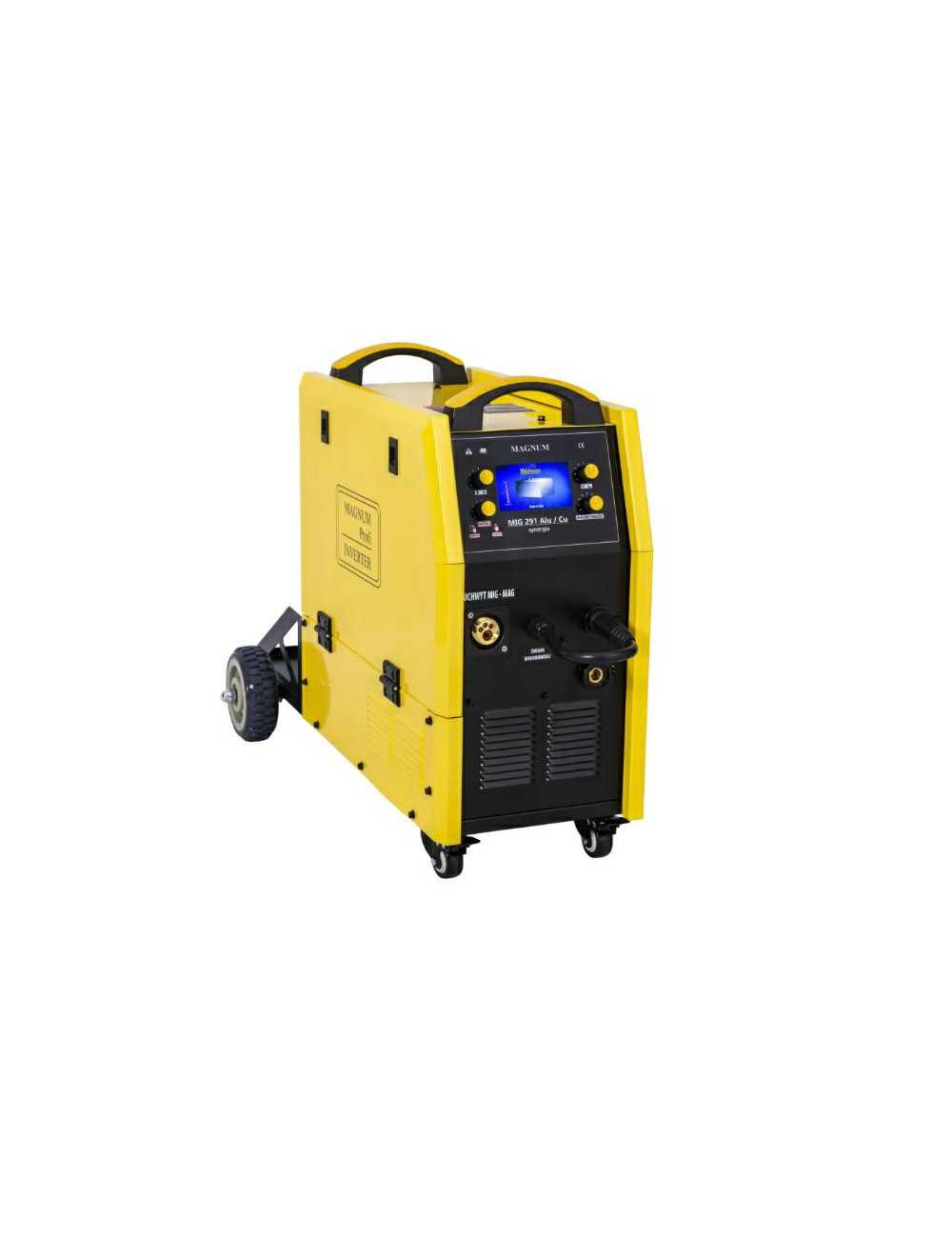 PÓŁAUTOMAT SPAW.INV. MIG-291 ALU CU 400V 4x4