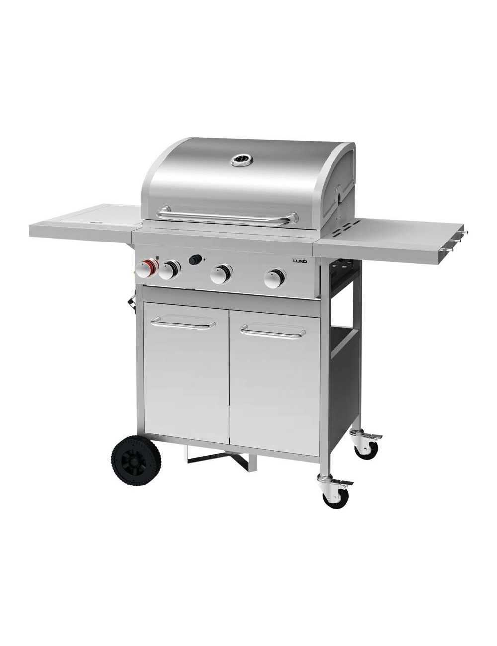 LUND GRILL GAZOWY 3+1 ŻELIWNY RUSZT 12,8KW