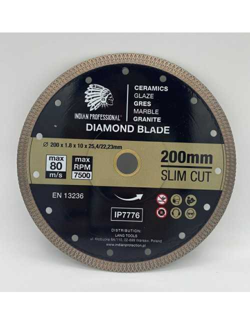 TARCZA DIAMENTOWA 200mm SLIM CUT  INDIAN PROFESSIONAL