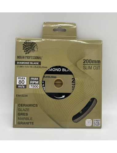 TARCZA DIAMENTOWA 200mm SLIM CUT  INDIAN PROFESSIONAL