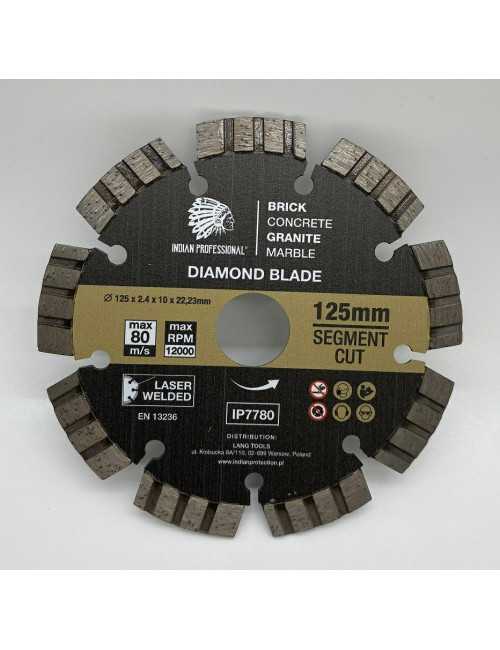 TARCZA DIAMENTOWA 125mm SEGMENT TURBO CUT  INDIAN PROFESSIONAL
