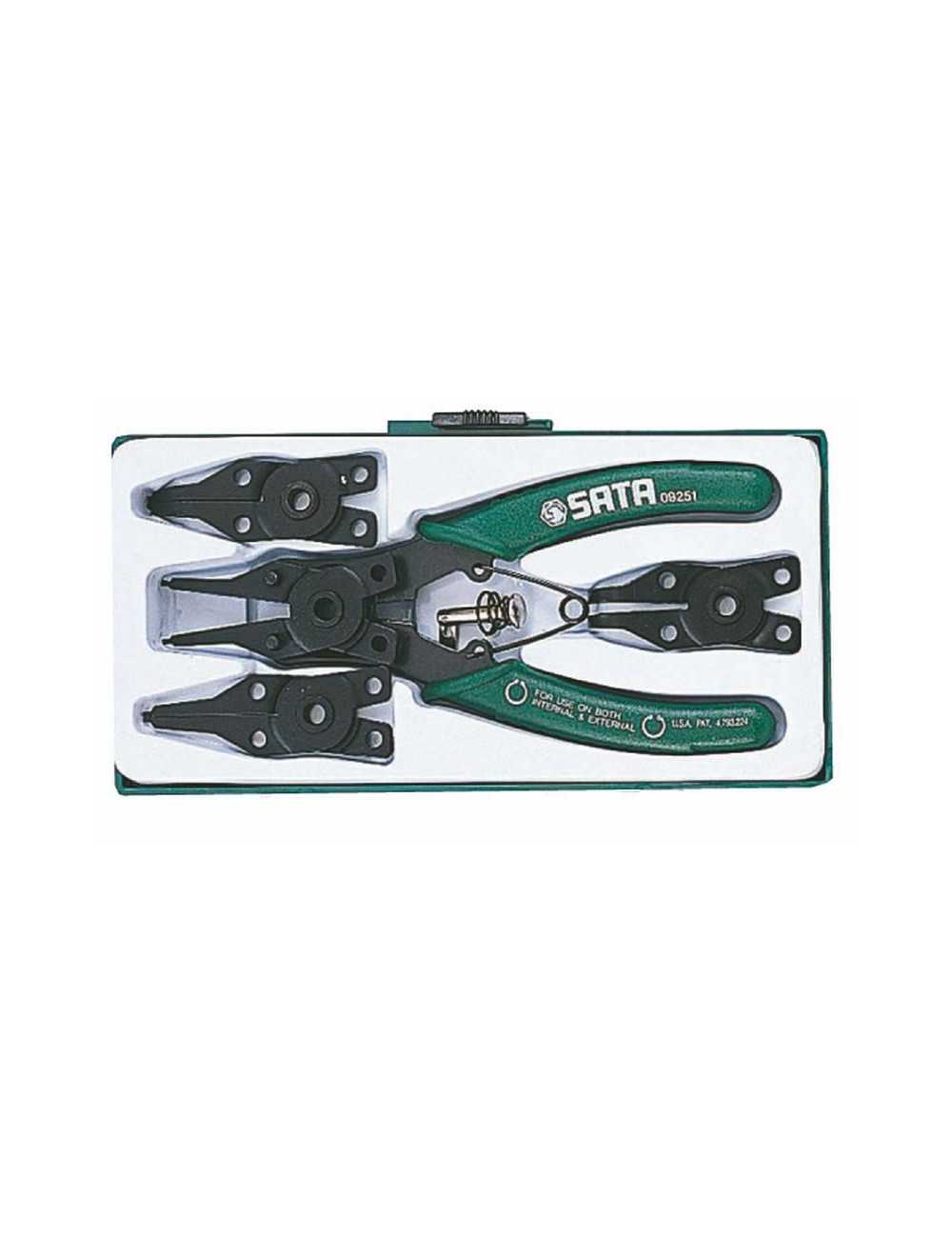 SATA ZESTAW SZCZYPIEC SEGERA WYMIENNE KOŃCÓWKI 5el.