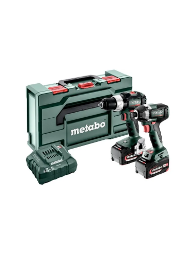 METABO ZESTAW COMBO 18V 2.8.8 (SB 18 LT BL + SSD 18 LT 200 BL) 2x5,2Ah METABOX 145