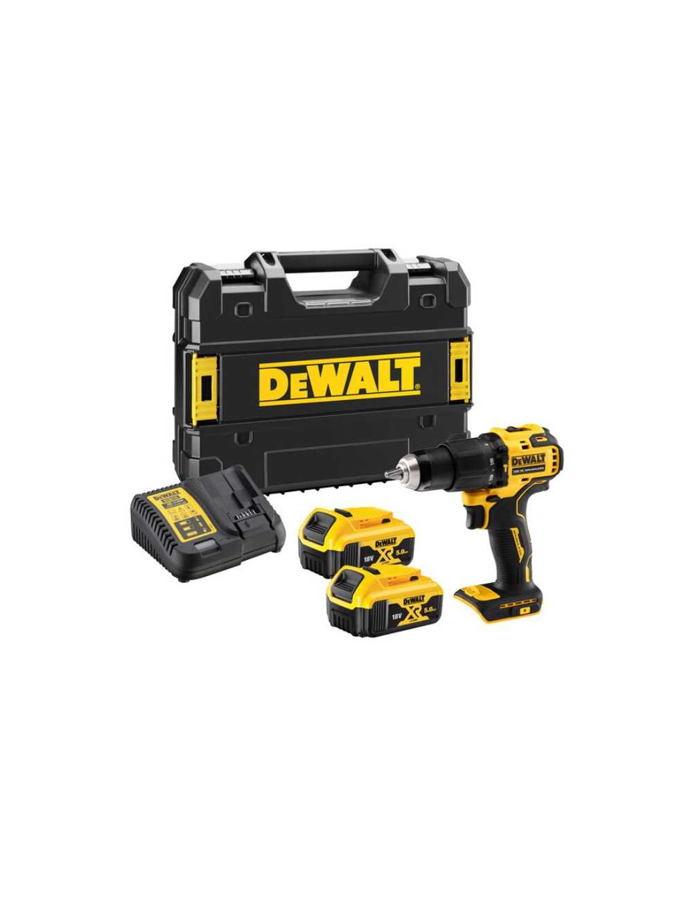 DEWALT WKRĘTARKA UDAROWA 18V DCD709P2T 65Nm 2x5,0Ah