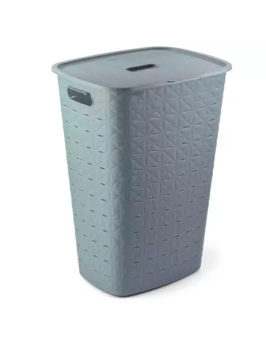 CURVER KOSZ NA BIELIZNĘ CIEMNY SZARY SOFTEX 56L