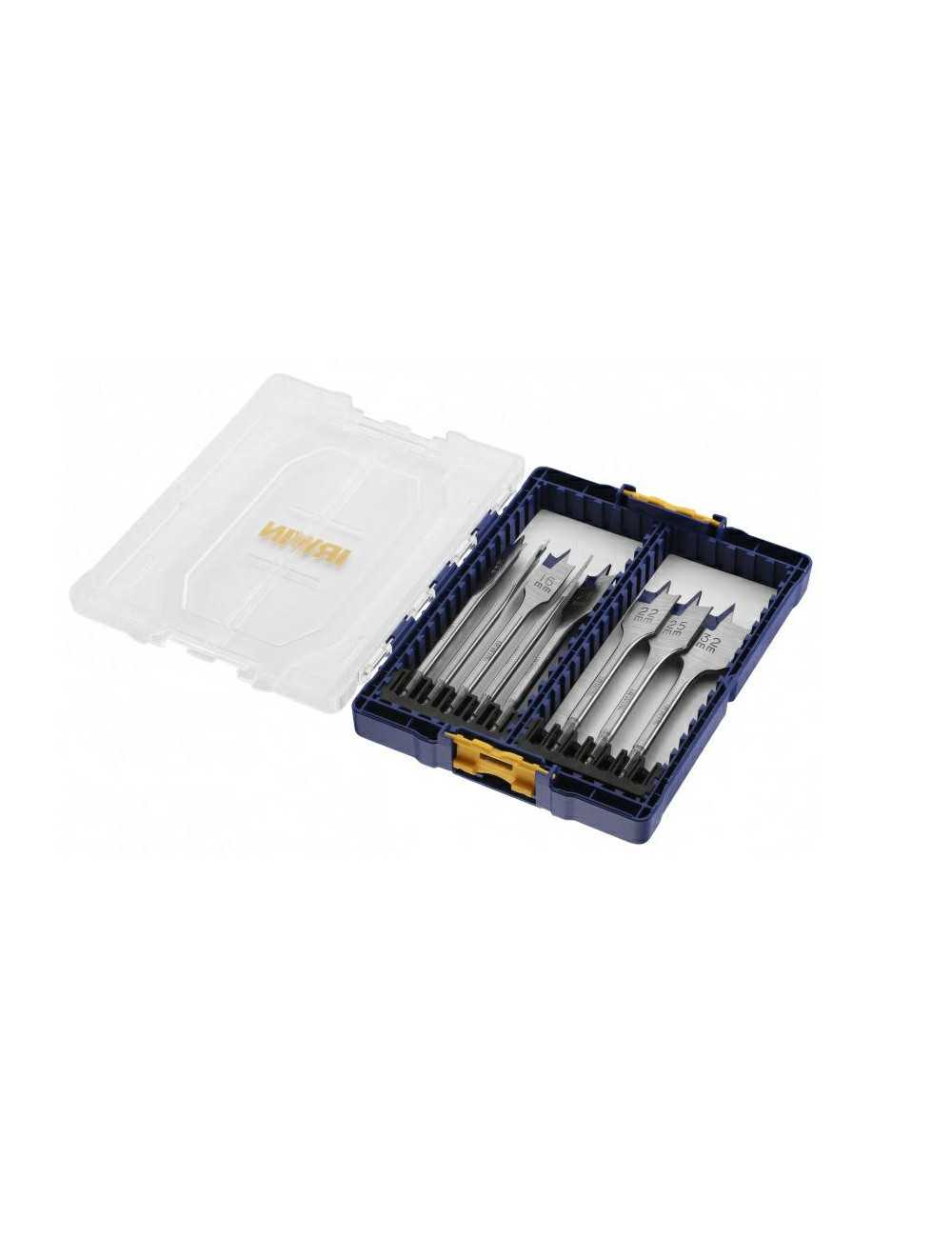 IRWIN ZESTAW WIERTEŁ PIÓROWYCH DO DREWNA 8 SZTUK 12, 14, 16, 18, 20, 22, 25, 32