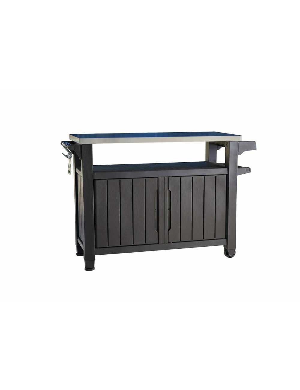 KETER STÓŁ GRILOWY BLAT ZE STALI NIERDZEWNEJ UNITY XL 270L BRĄZ