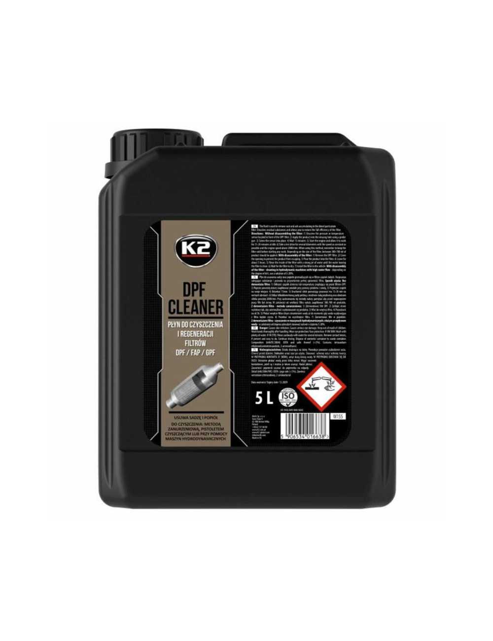 K2 PŁYN DO CZYSZCZENIA I REGENRACJI FILTRÓW DPF FAP CLEANER 5L