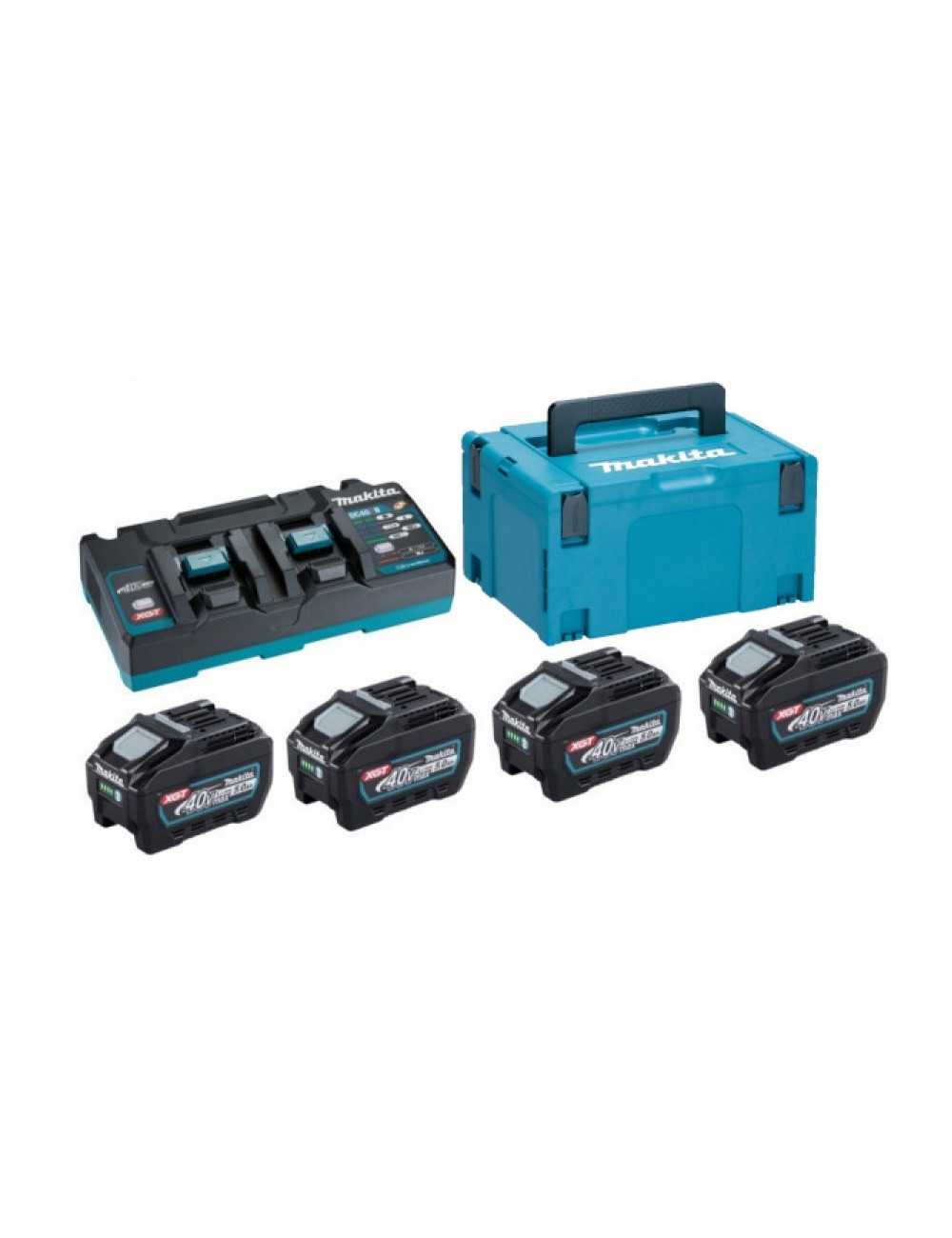 MAKITA ZESTAW ZASILAJĄCY 40V 2x5,0Ah XGT (BL4050Fx4+DC40RB) (UN3480)