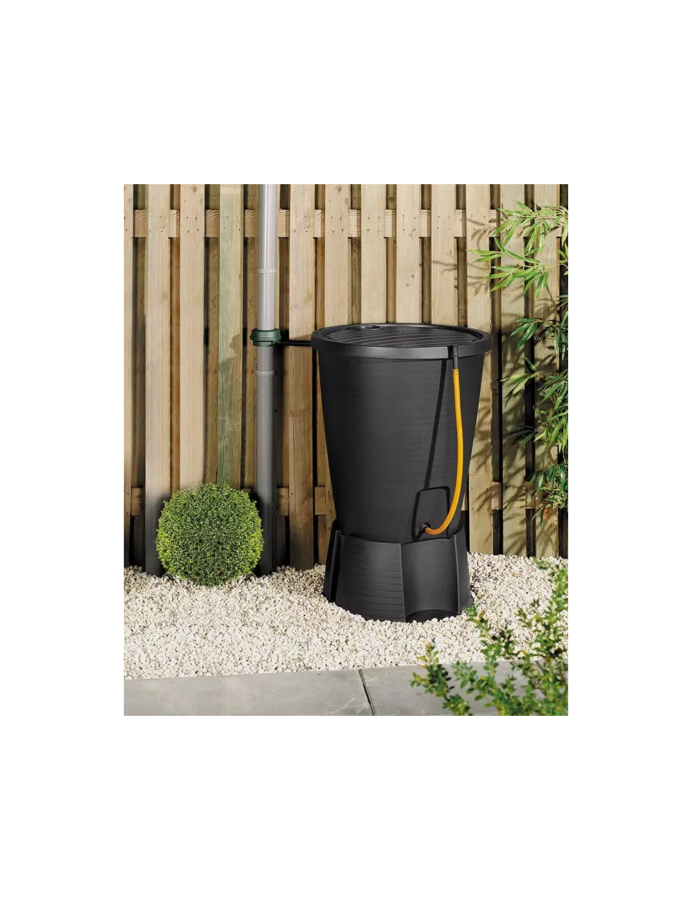 KETER ZBIORNIK NA DESZCZÓWKE INDIGO WATER BUTT + BASE  GRAFIT  200 L