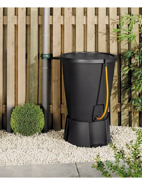 KETER ZBIORNIK NA DESZCZÓWKE INDIGO WATER BUTT + BASE  GRAFIT  200 L