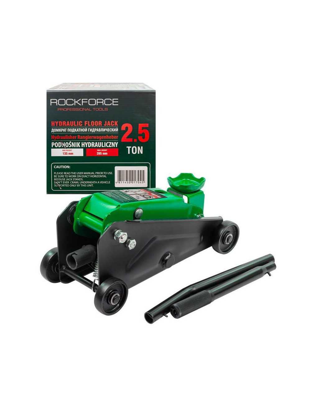ROCKFORCE DŹWIGNIK "ŻABA" 2,5T  DO CROSSOVERÓW I MINIBUSÓW