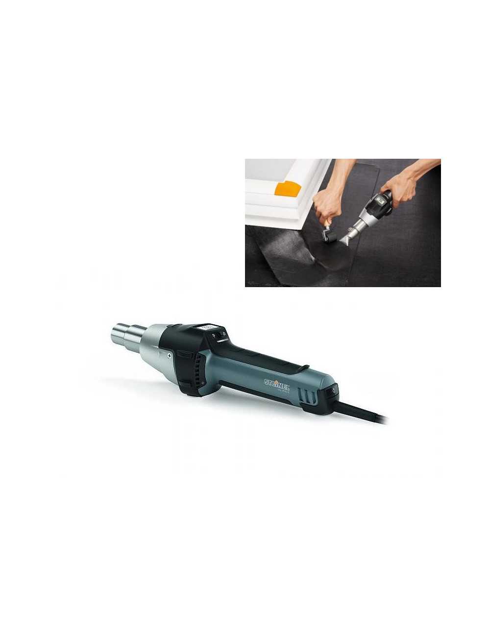 STEINEL OPALARKA HG2620 LCD + ZESTAW DO ZGRZEWANIA FOLII, BANERÓW, POKRYĆ DACHOWYCH, PLANDEK